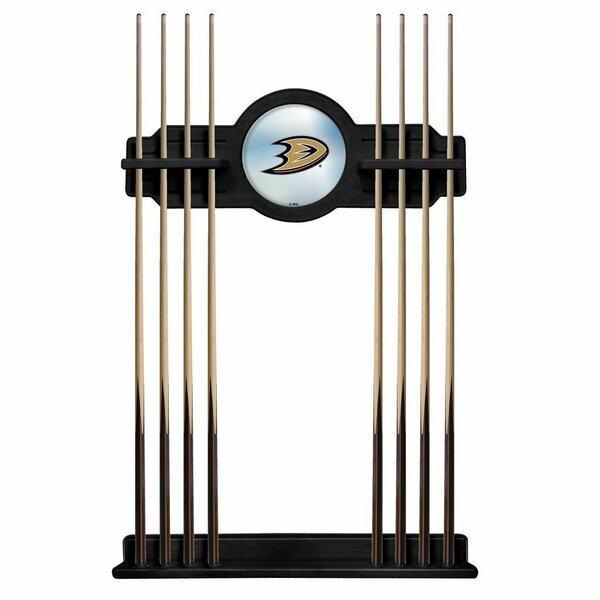 Holland Bar Stool Co Anaheim Ducks Cue Rack in Black Finish CueBKAnaDks